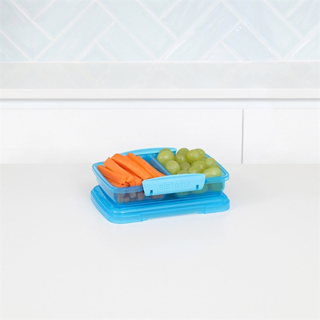 Sistema  Small Split Lunch Box 350 ml Blue 3