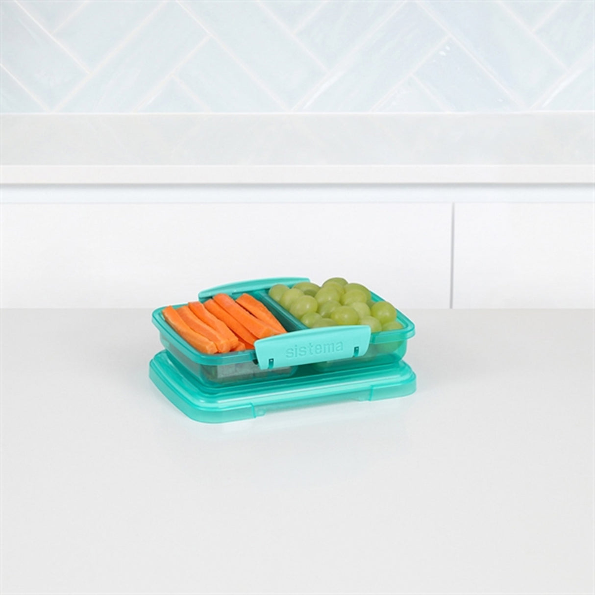 Sistema  Small Split Lunch Box 350 ml Teal 3