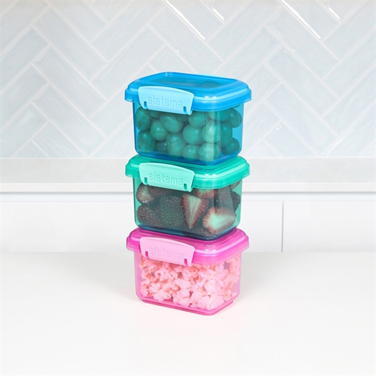 Sistema Food Storage Boxes 400 ml 3-pack 3