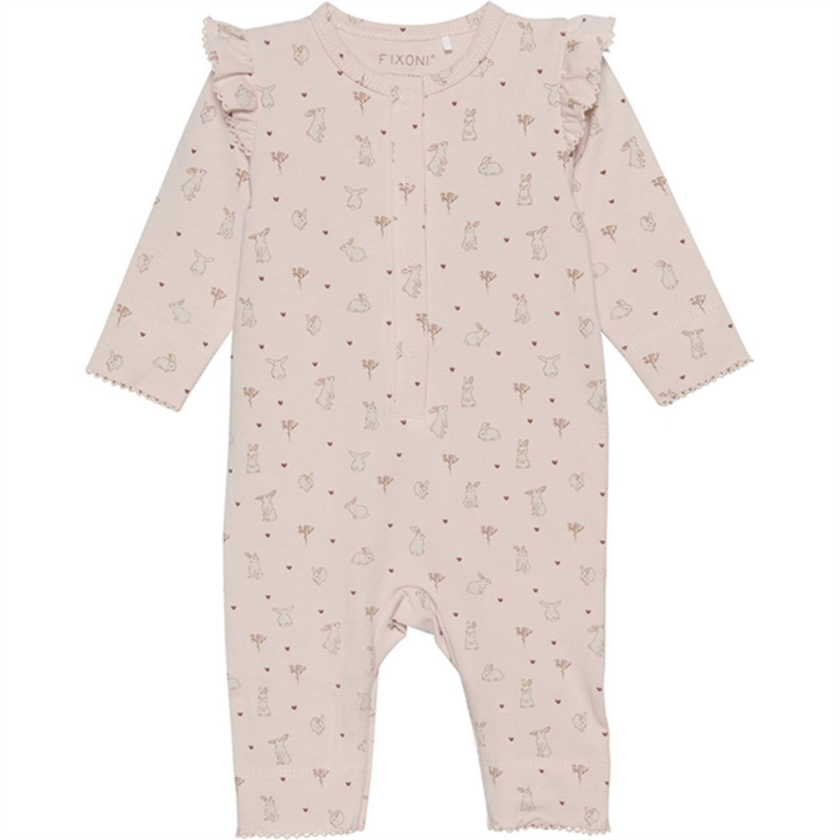 FIXONI Cameo Rose Romper LS