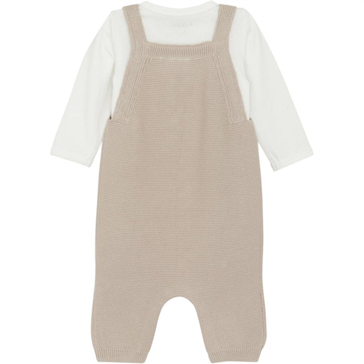 FIXONI Doeskin Body And Knit Romper Set