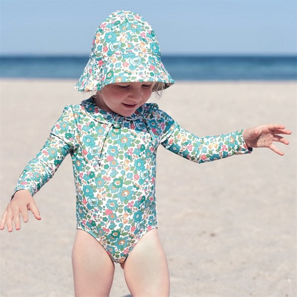 Petit Crabe Betsy D Peeter Pan Swim Suit Liberty© fabric