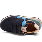 Bisgaard Winston S Velcro Shoe Navy 4