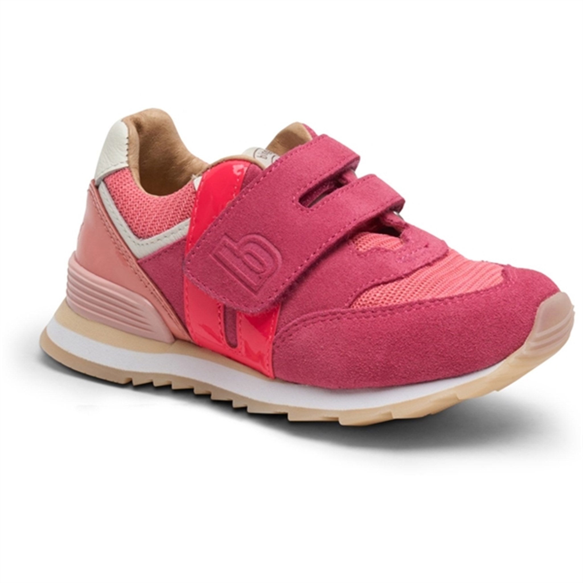 Bisgaard Winston Velcro Shoes Fuxia