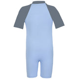 Petit Crabe Breeze/Coal Multi Color Sunsuit with Zipper