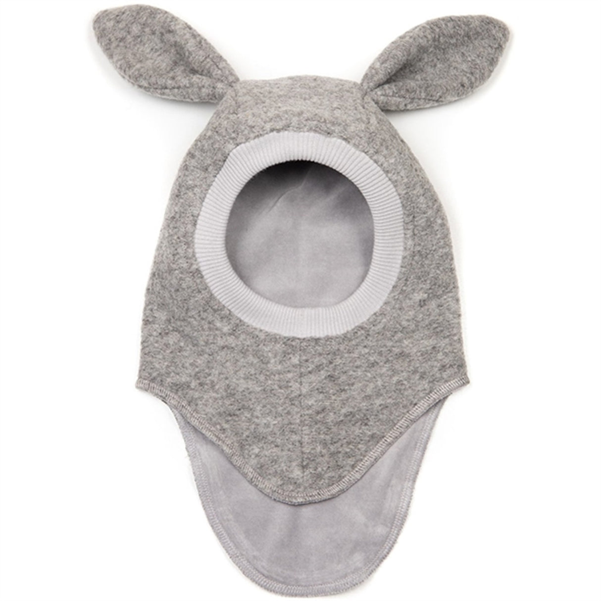 Huttelihut Balaclava Ears Wool Bunny Light Grey Melange