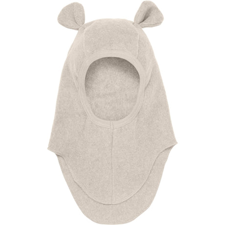 Huttelihut Balaclava Ears Cotton Fleece Camel Melange