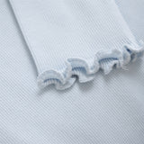 Huttelihut Rib Celestial Blue Blouse