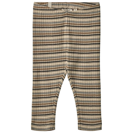 Wheat Multi Stripe Jules Jersey Leggings