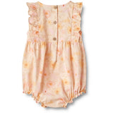 Wheat Alabaster Flower Bobbles Romper Emmaline 2