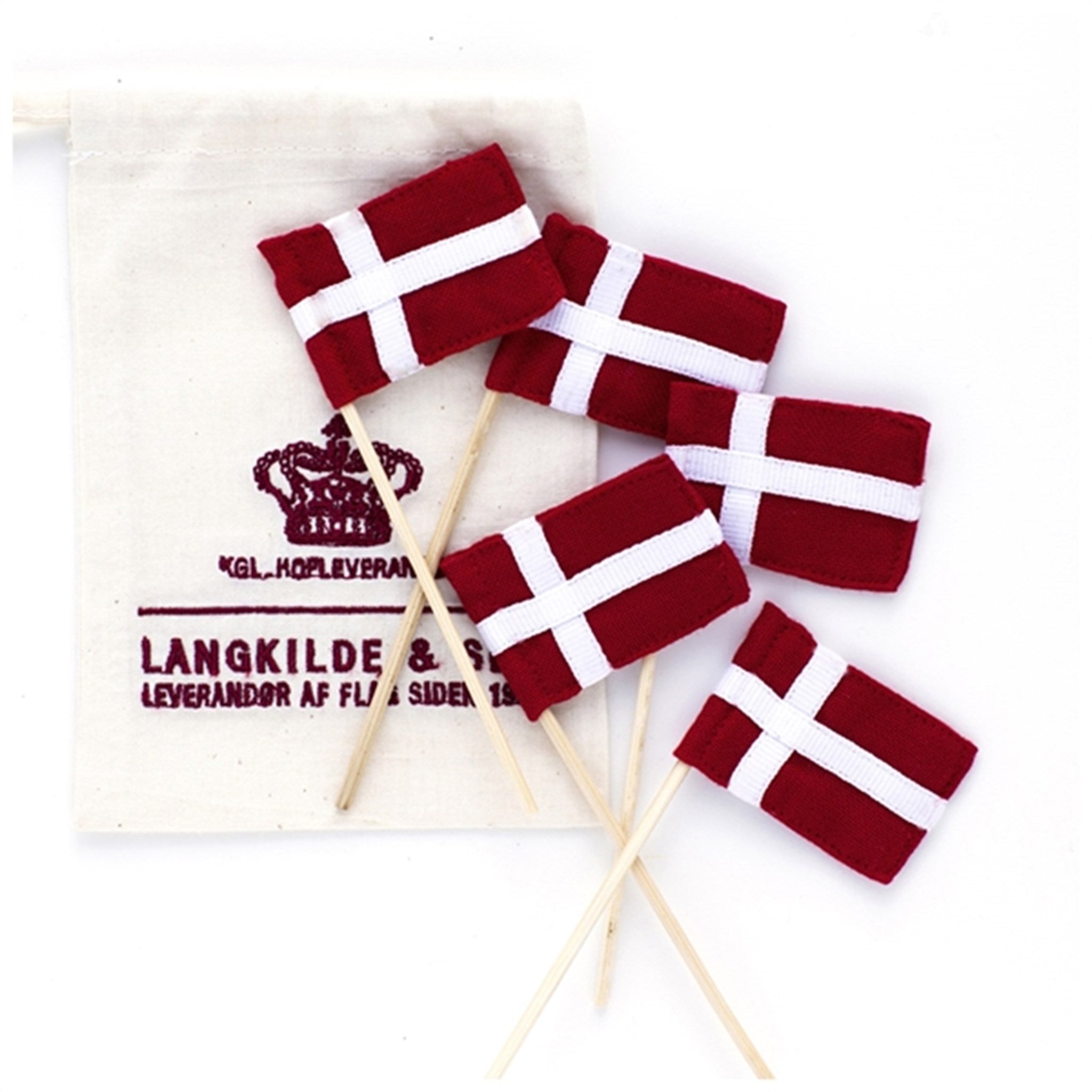 Langkilde & Søn Cake Flag 5 pieces
