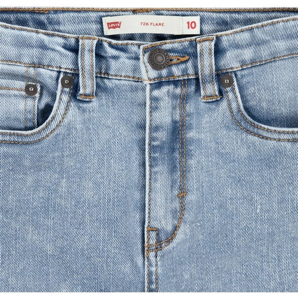 Levi's 726 High Rise Flare Jeans Be Cool Without Destruction 4