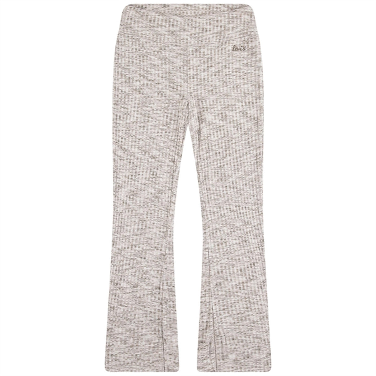 Levi's Space Dye Flared Knit Pants Creme Brulee