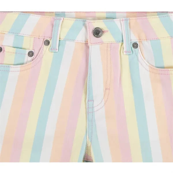 Levi's Printed Fray Hem Gf Shorts Pear Sorbet 3