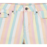 Levi's Printed Fray Hem Gf Shorts Pear Sorbet 3