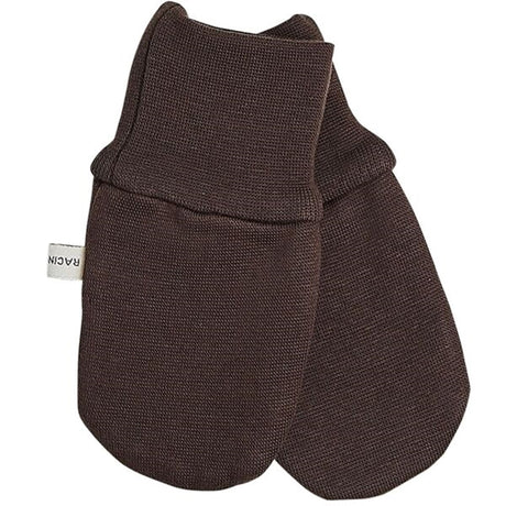 Racing Kids Mittens Baby Chocolate Brown