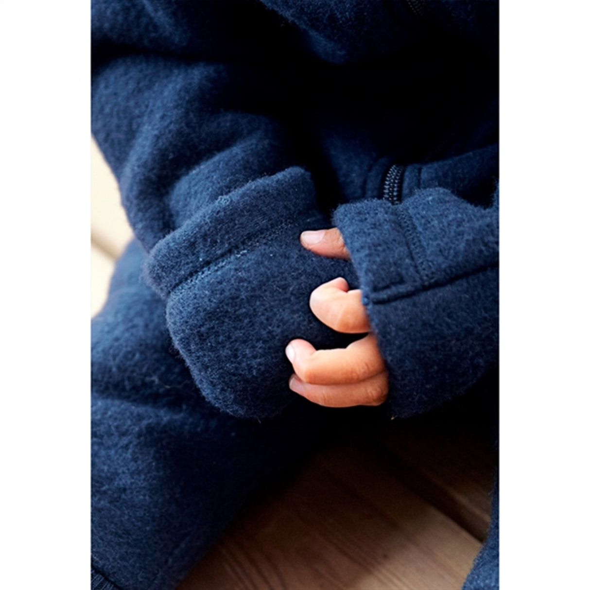 Mikk-Line Wool Baby Suit Blue Nights