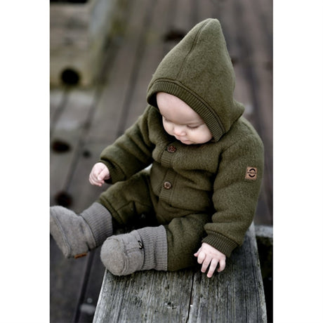 Mikk-Line Wool Suit W. Hood Beech 2