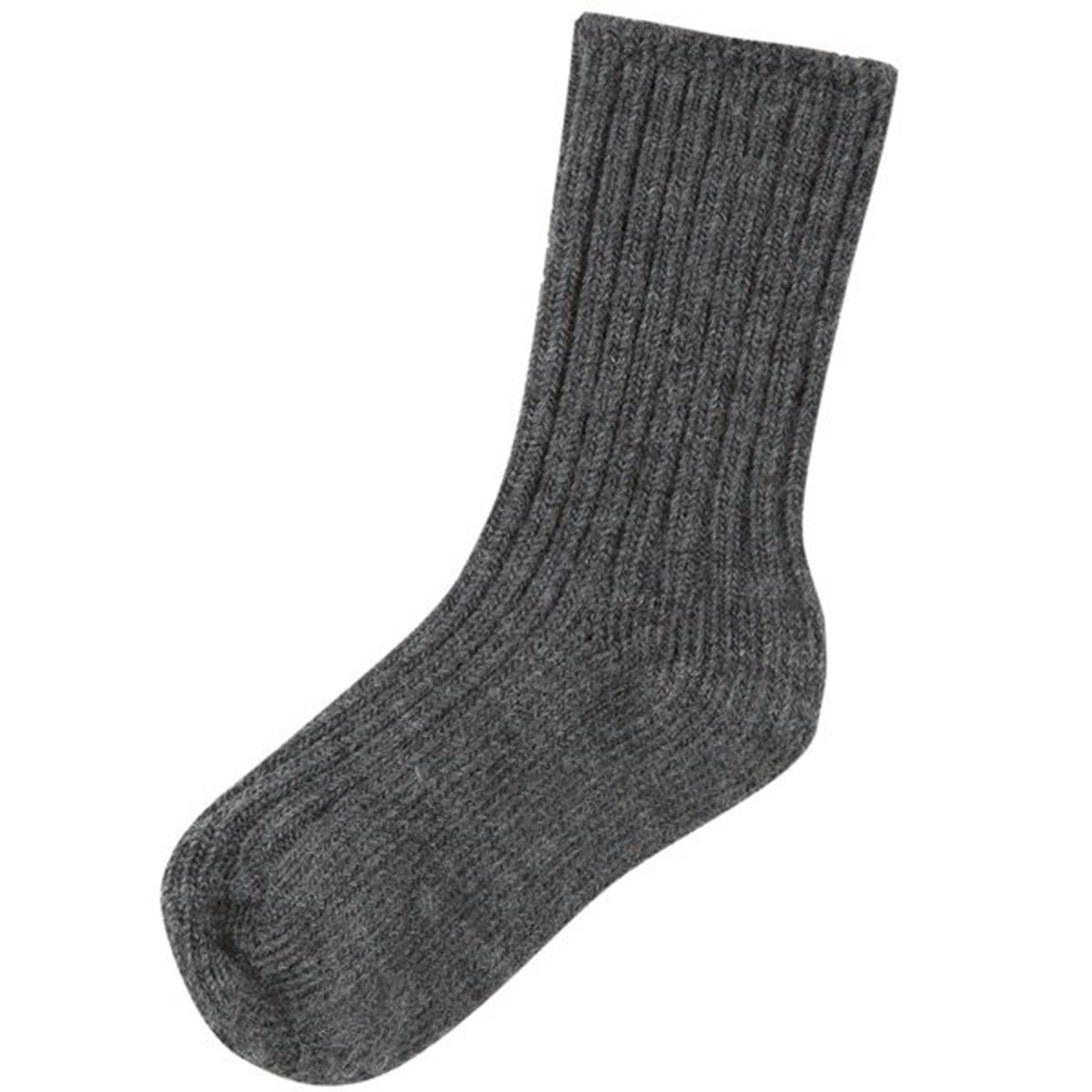 Joha Wool Socks Dark Grey