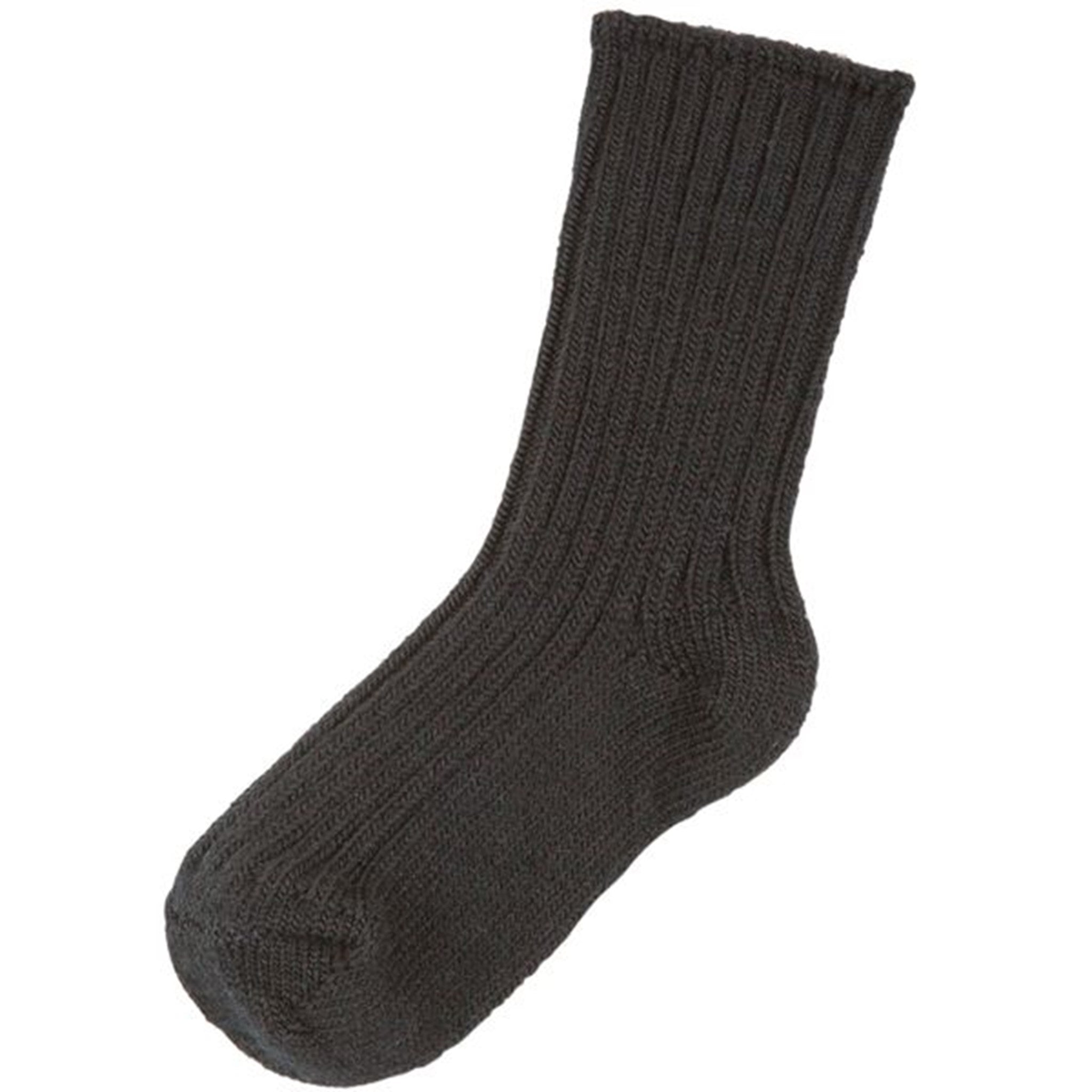 Joha Wool Socks Black