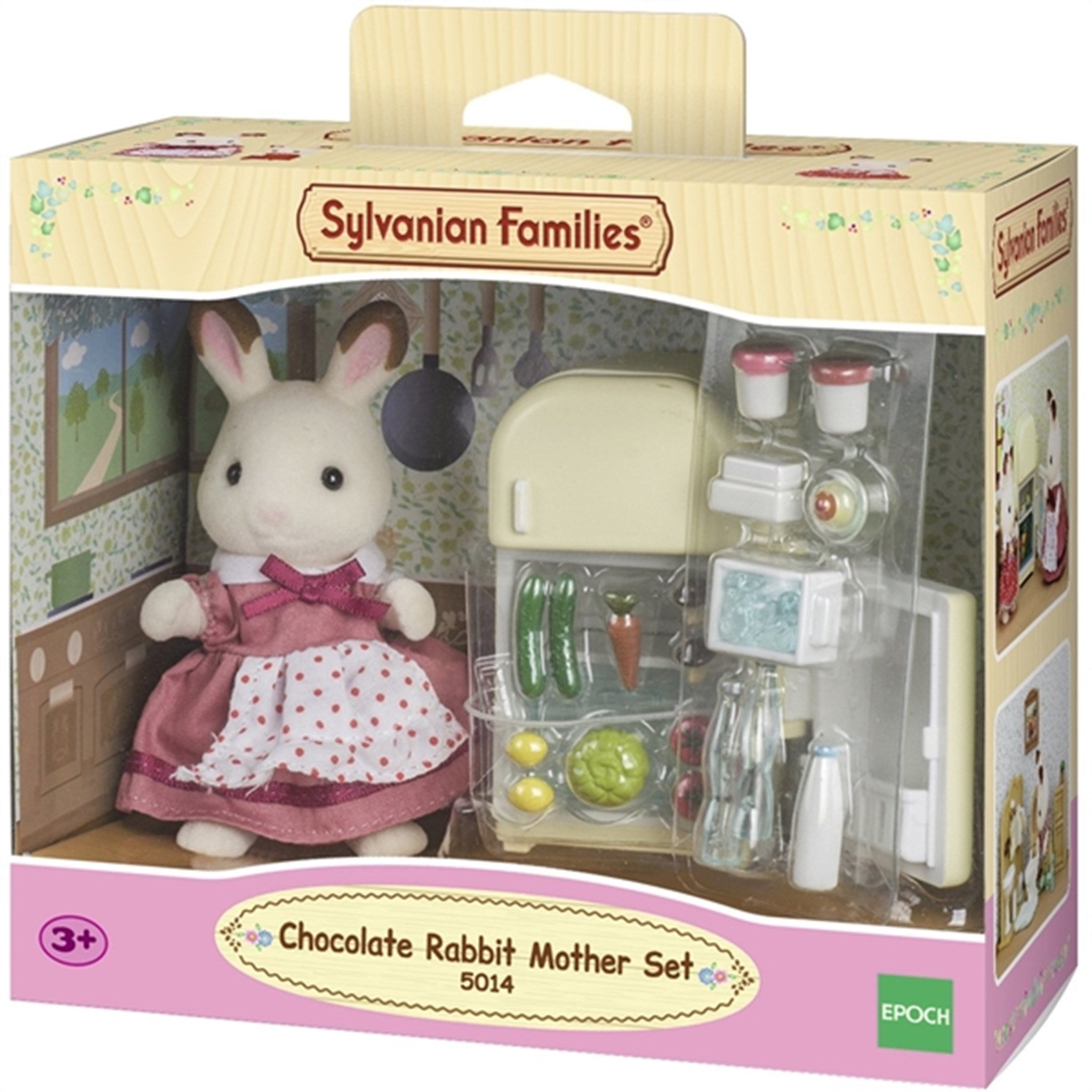 Sylvanian Families® Chocolate Rabbit Mother Set (Fridge)