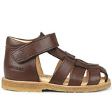 Angulus Starter Sandal w. Velcro Dark Brown 3