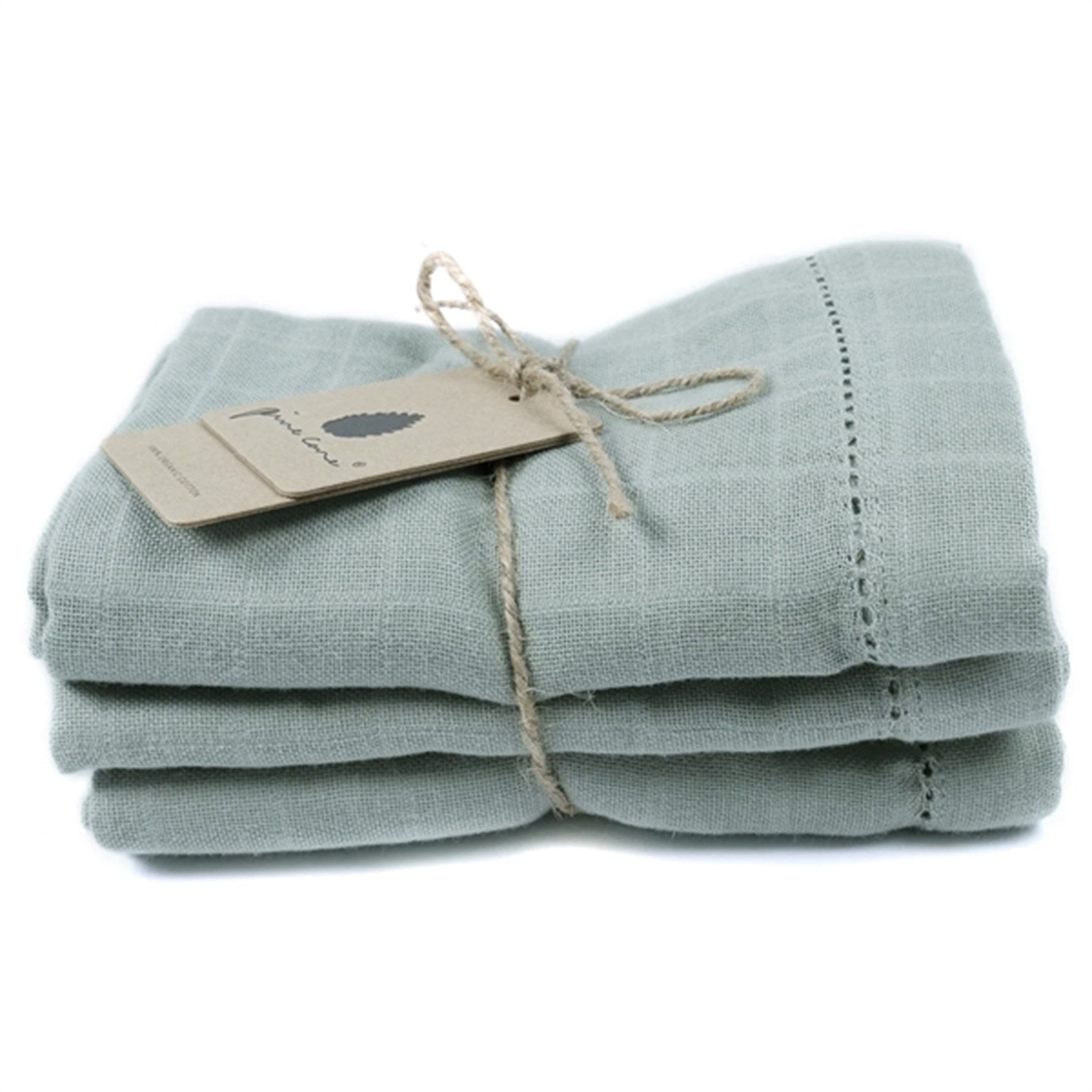 Pine Cone Muslin Cloth 3-pack Edith Salvie