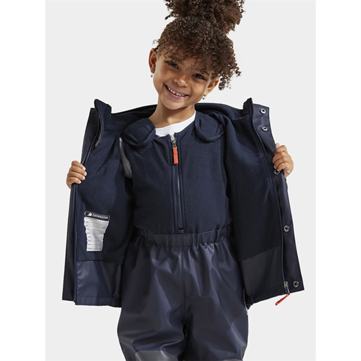 Didriksons Boardman Kids Navy Rain Set 2