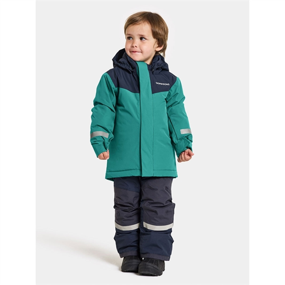 Didriksons Petrol Green Skare Kids Set 7