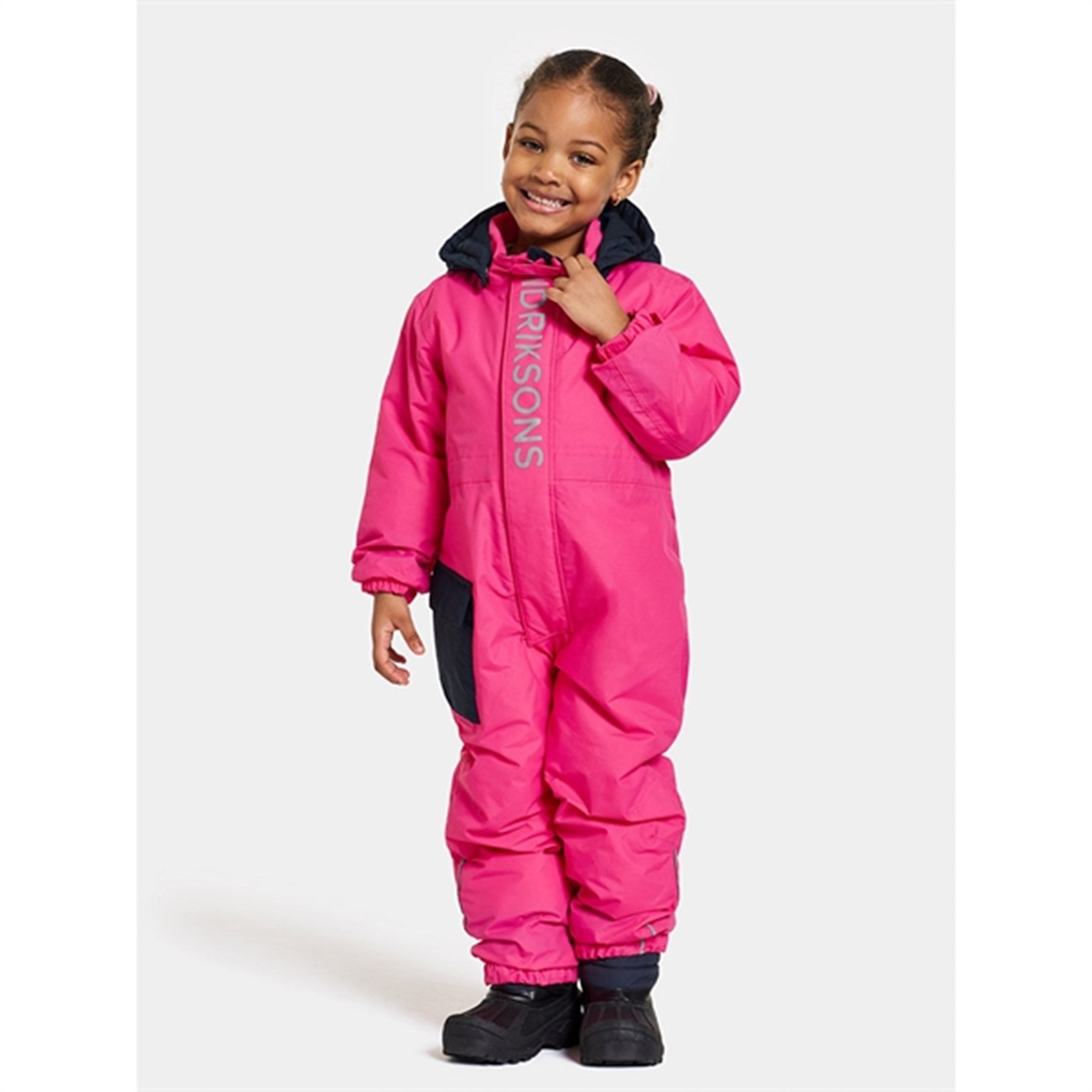Didriksons True Pink Rio Kids Cover 2 Coverall 9