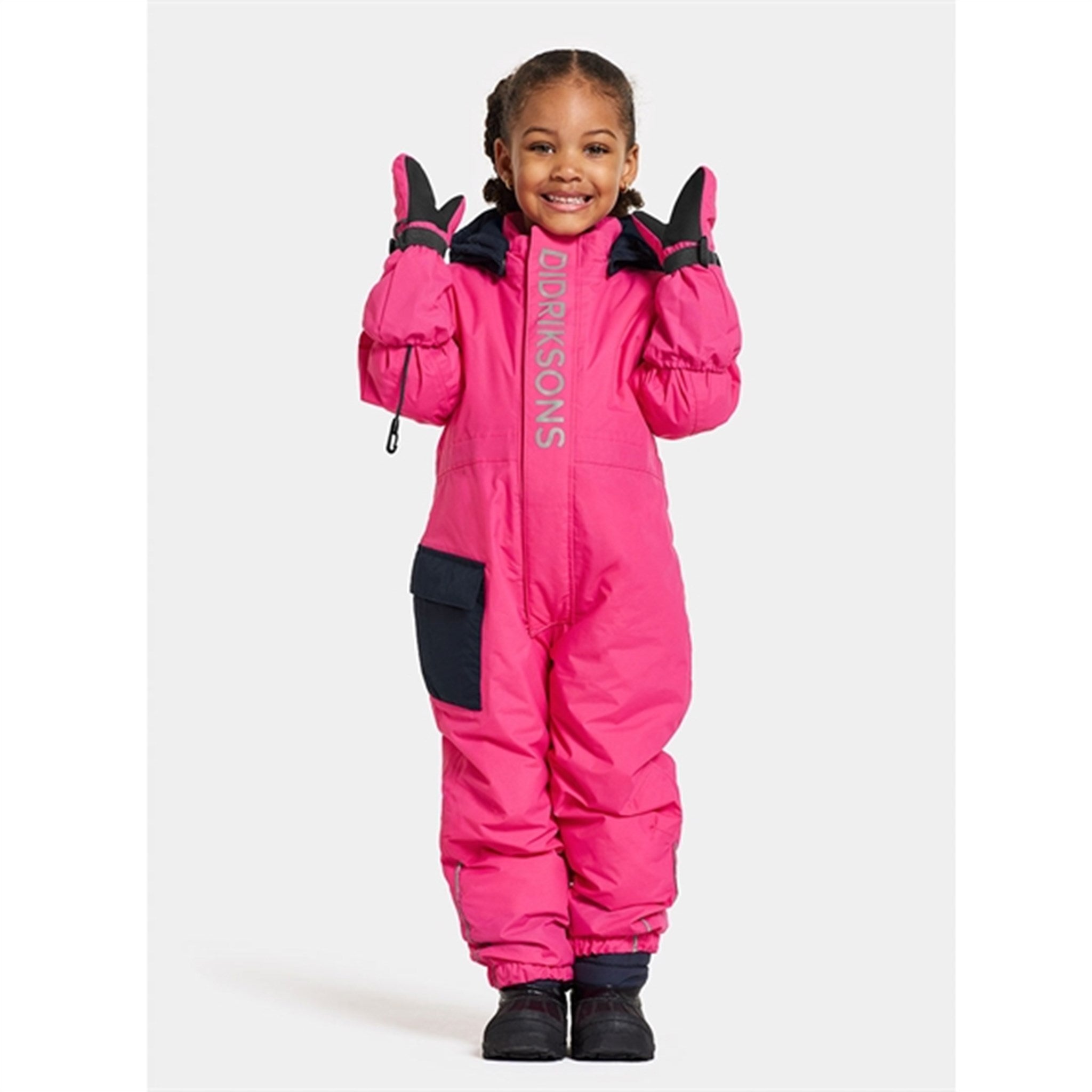 Didriksons True Pink Rio Kids Cover 2 Coverall 8