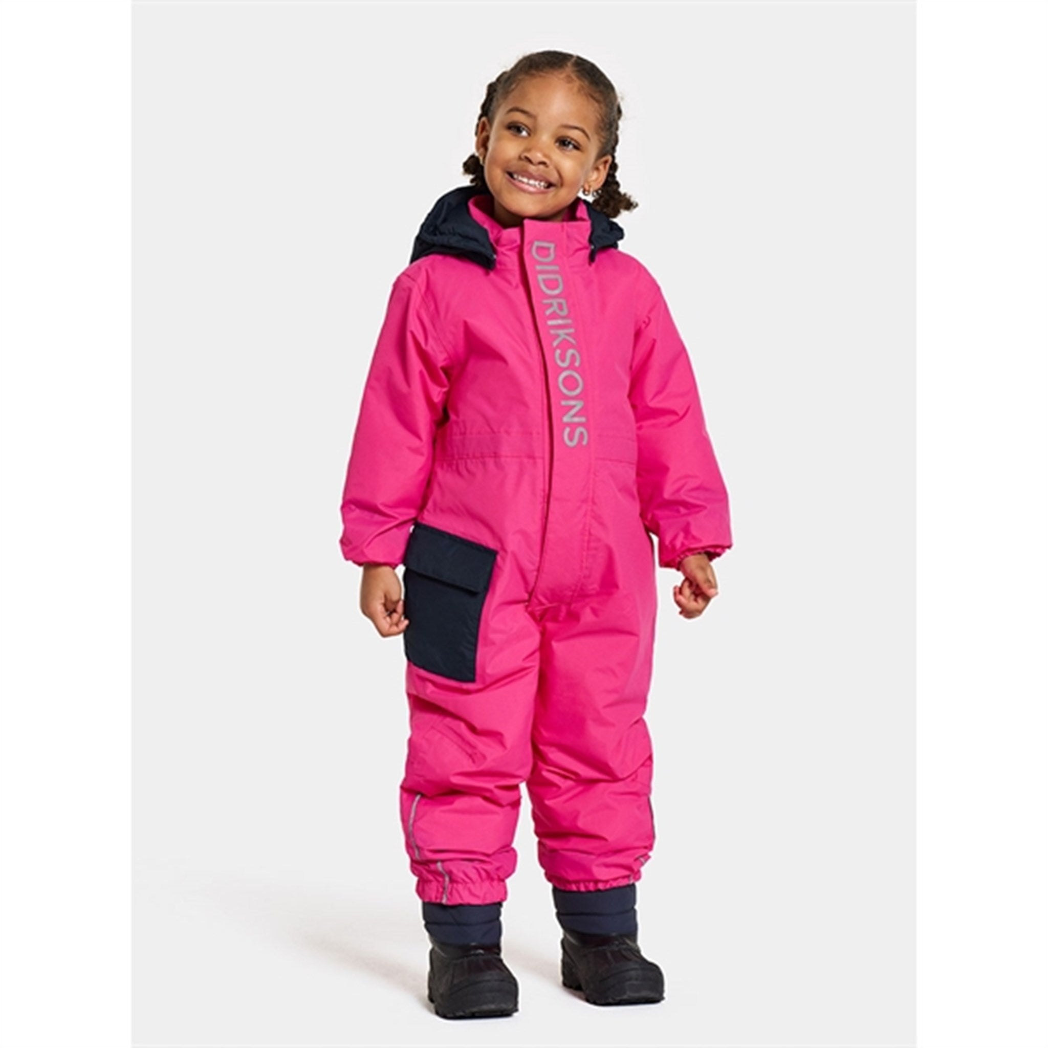 Didriksons True Pink Rio Kids Cover 2 Coverall 7