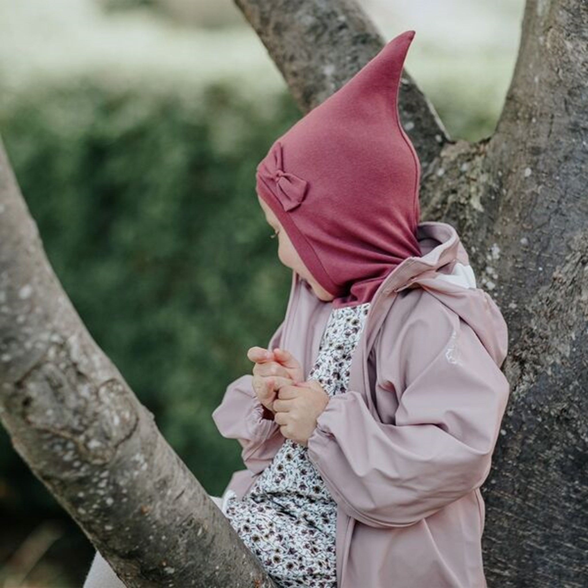Racing Kids Top Balaclava Bow 2-layer Forrest Berries 2