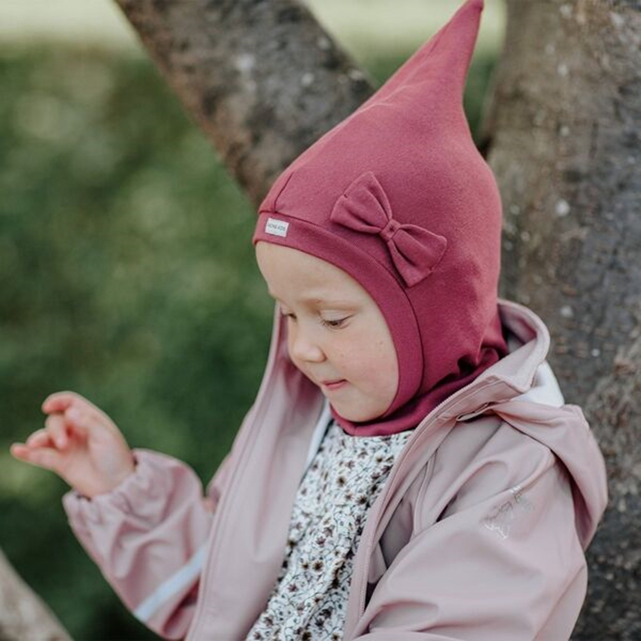 Racing Kids Top Balaclava Bow 2-layer Forrest Berries 3