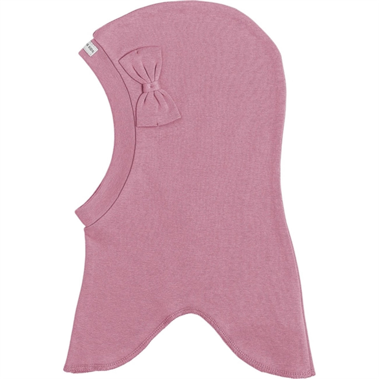 Racing Kids Balaclava Bow 1-layer Old Rose