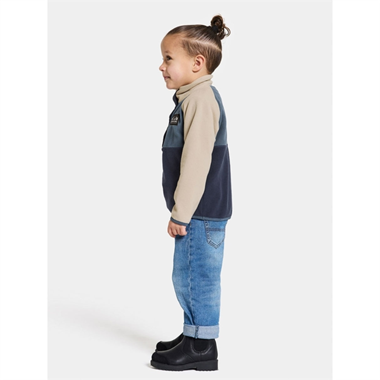 Didriksons Navy Monte Kids Fleece Jacket 6