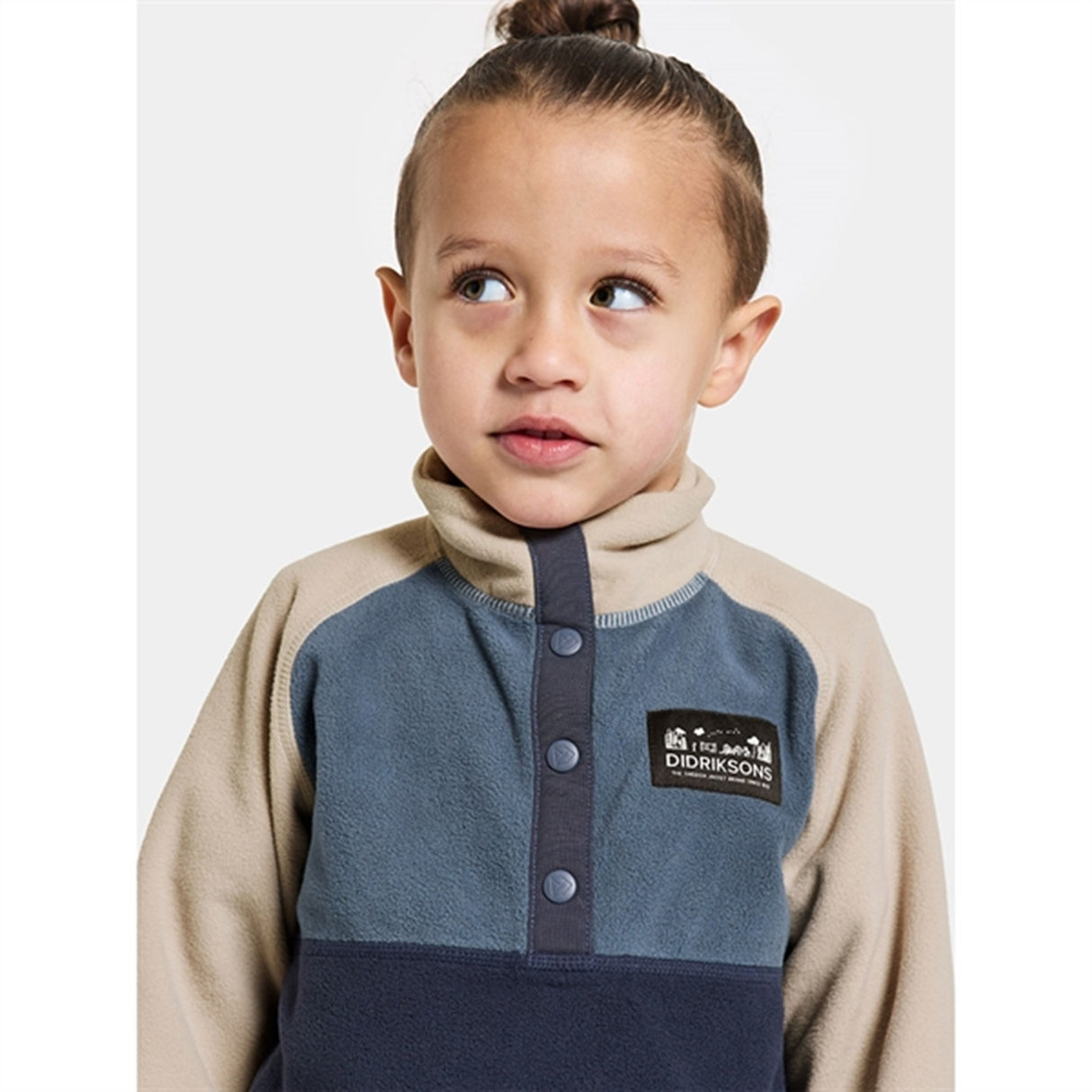 Didriksons Navy Monte Kids Fleece Jacket 3