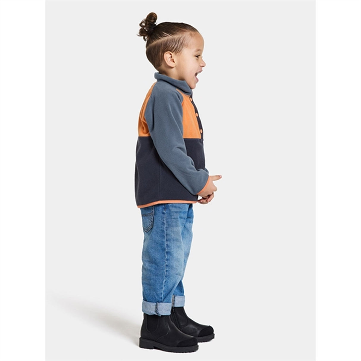 Didriksons Cantaloupe Monte Kids Fleece Jacket 4