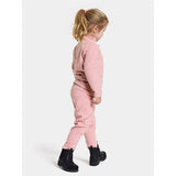 Didriksons Soft Pink Monte Kids Fleece Pants