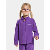 Didriksons Disco Purple Monte Kids Fleece Cardigan 2