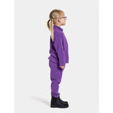 Didriksons Disco Purple Monte Kids Fleece Cardigan 4