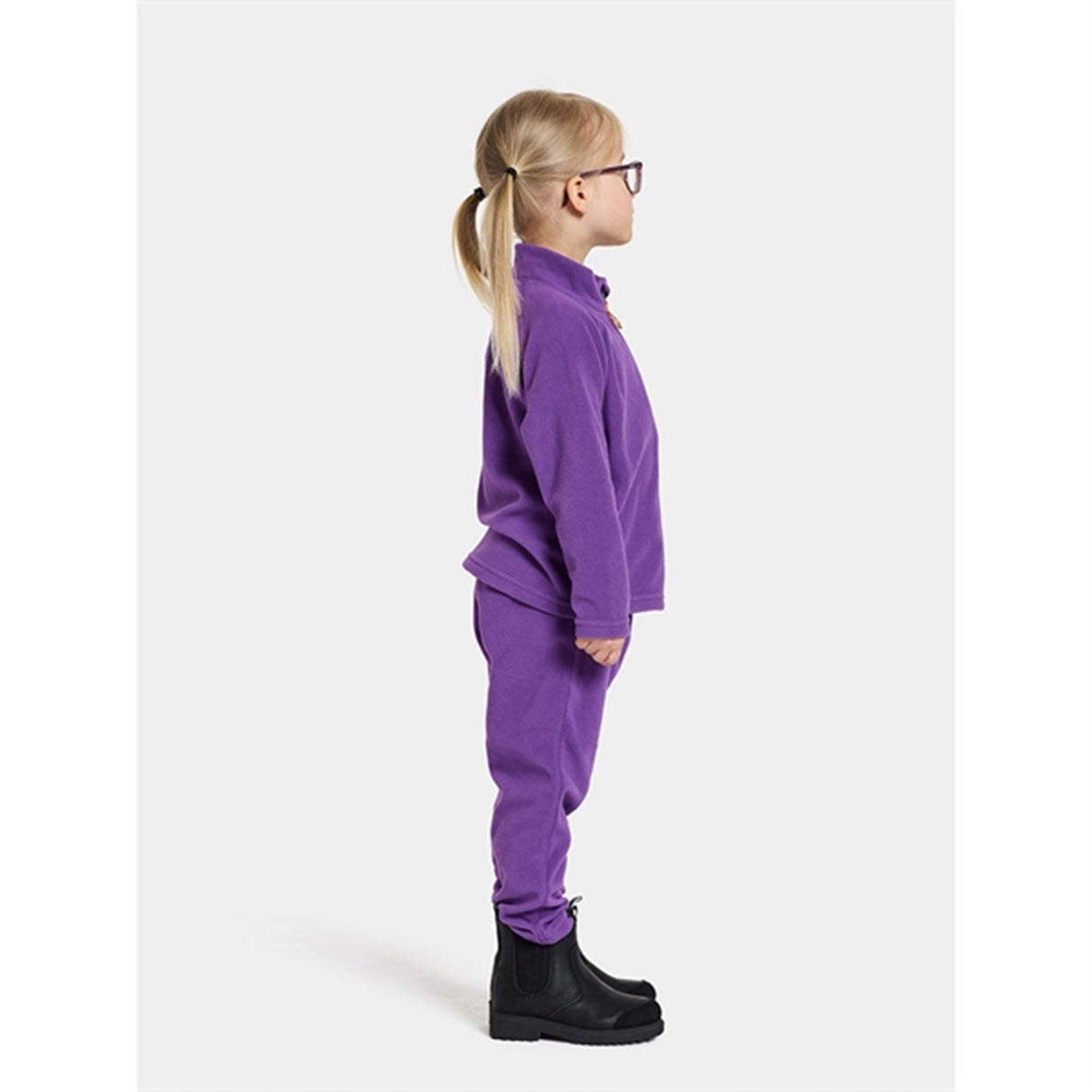 Didriksons Disco Purple Monte Kids Fleece Pants 4