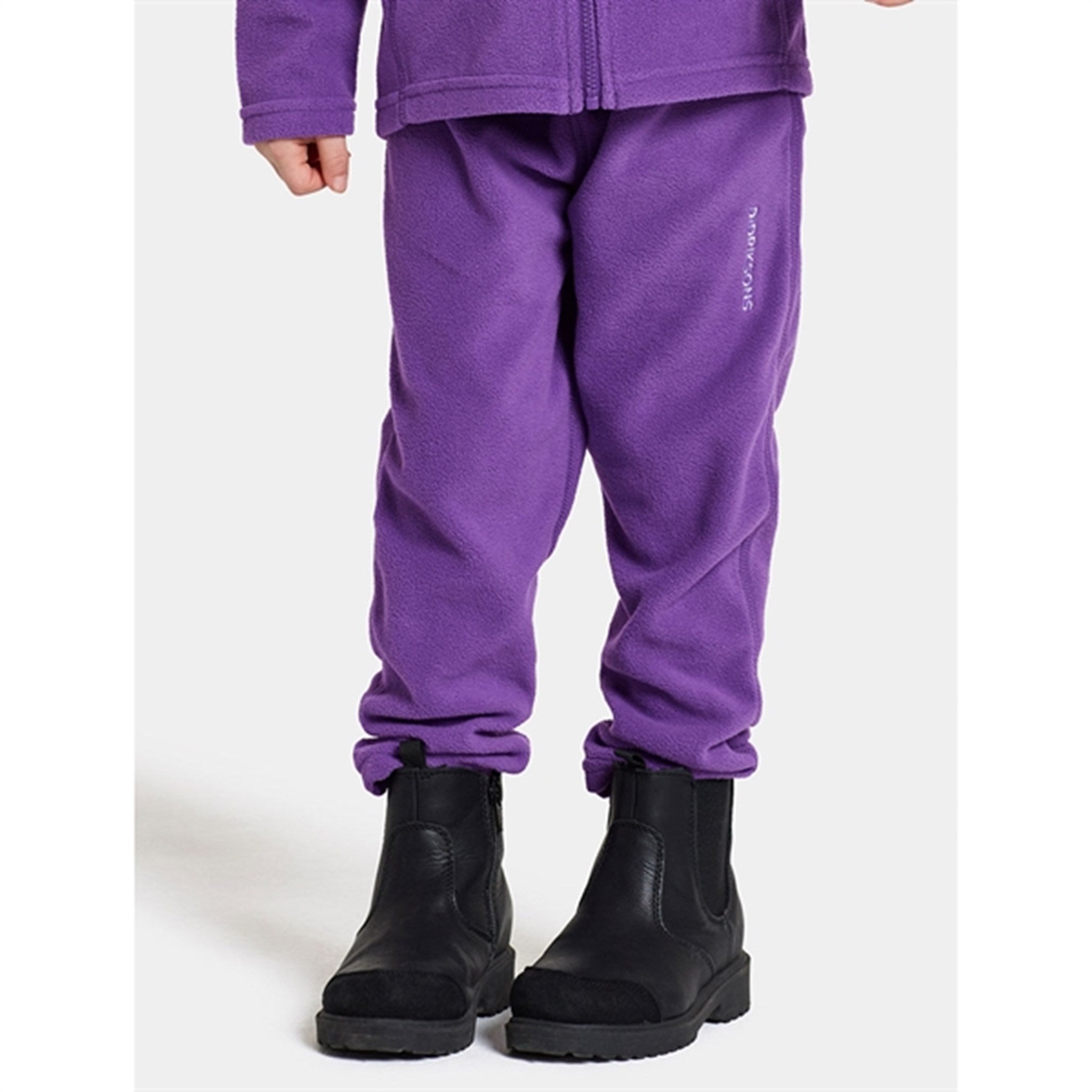 Didriksons Disco Purple Monte Kids Fleece Pants 2