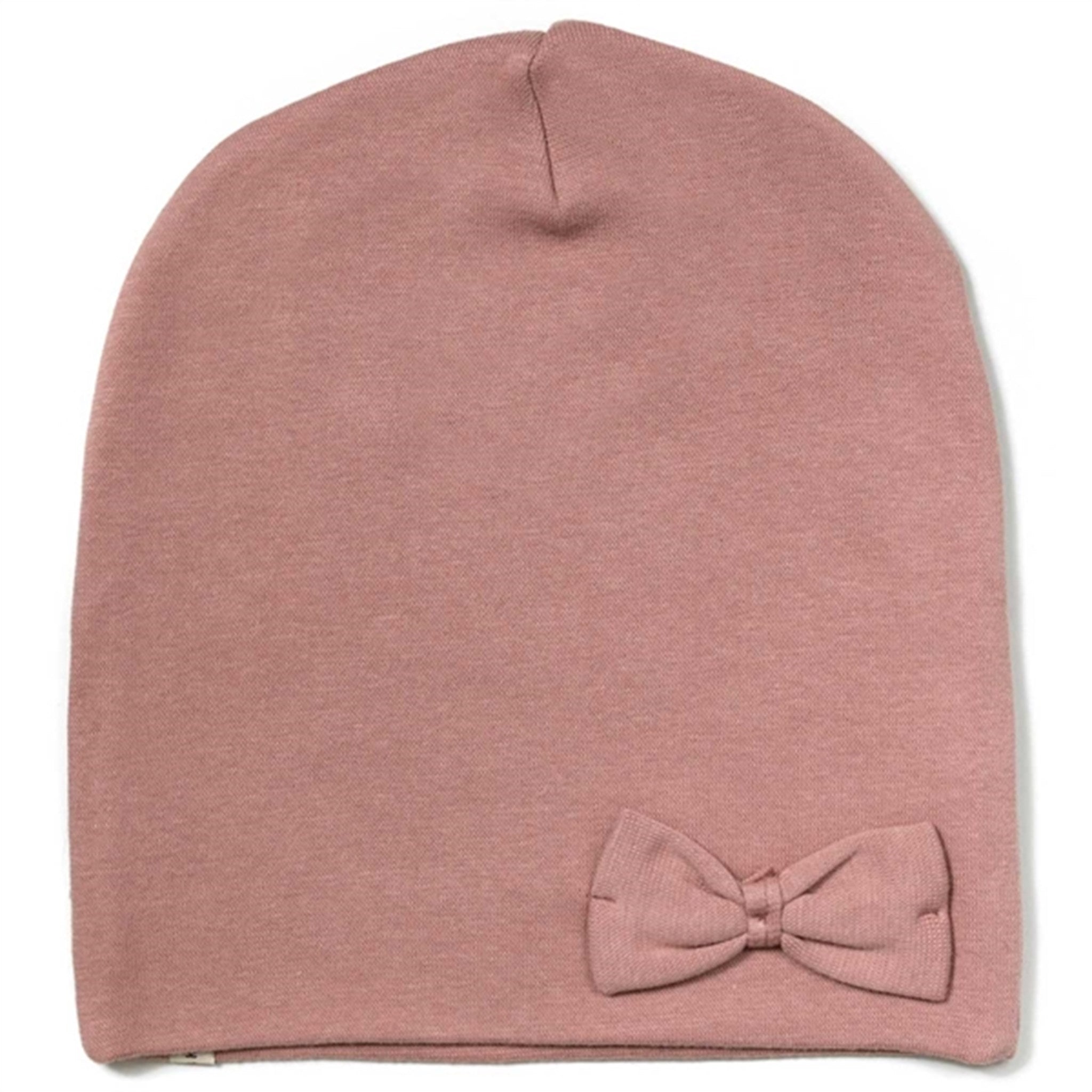 Racing Kids Beanie Windproof 2-layer Bow Dusty Rose
