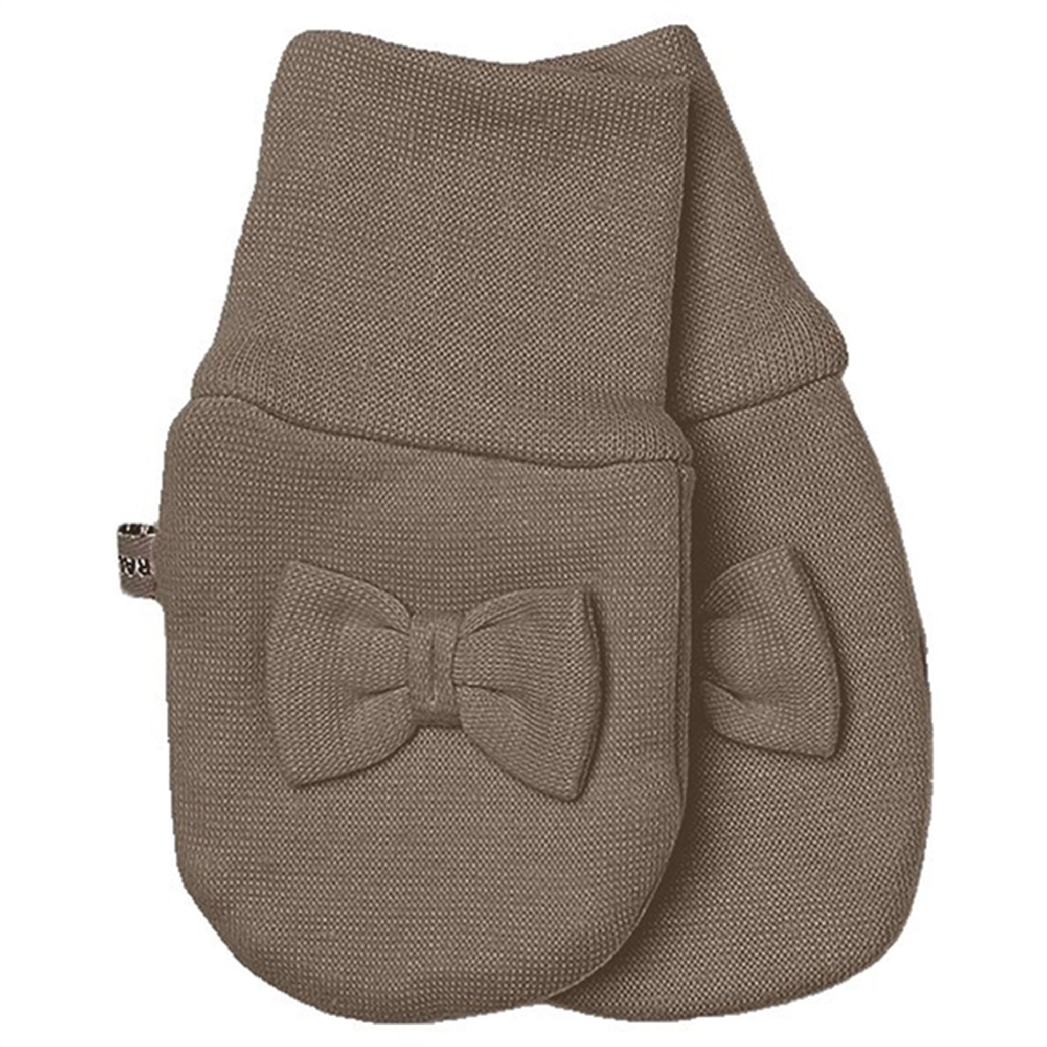 Racing Kids Baby Mittens Bow Mountain Taupe