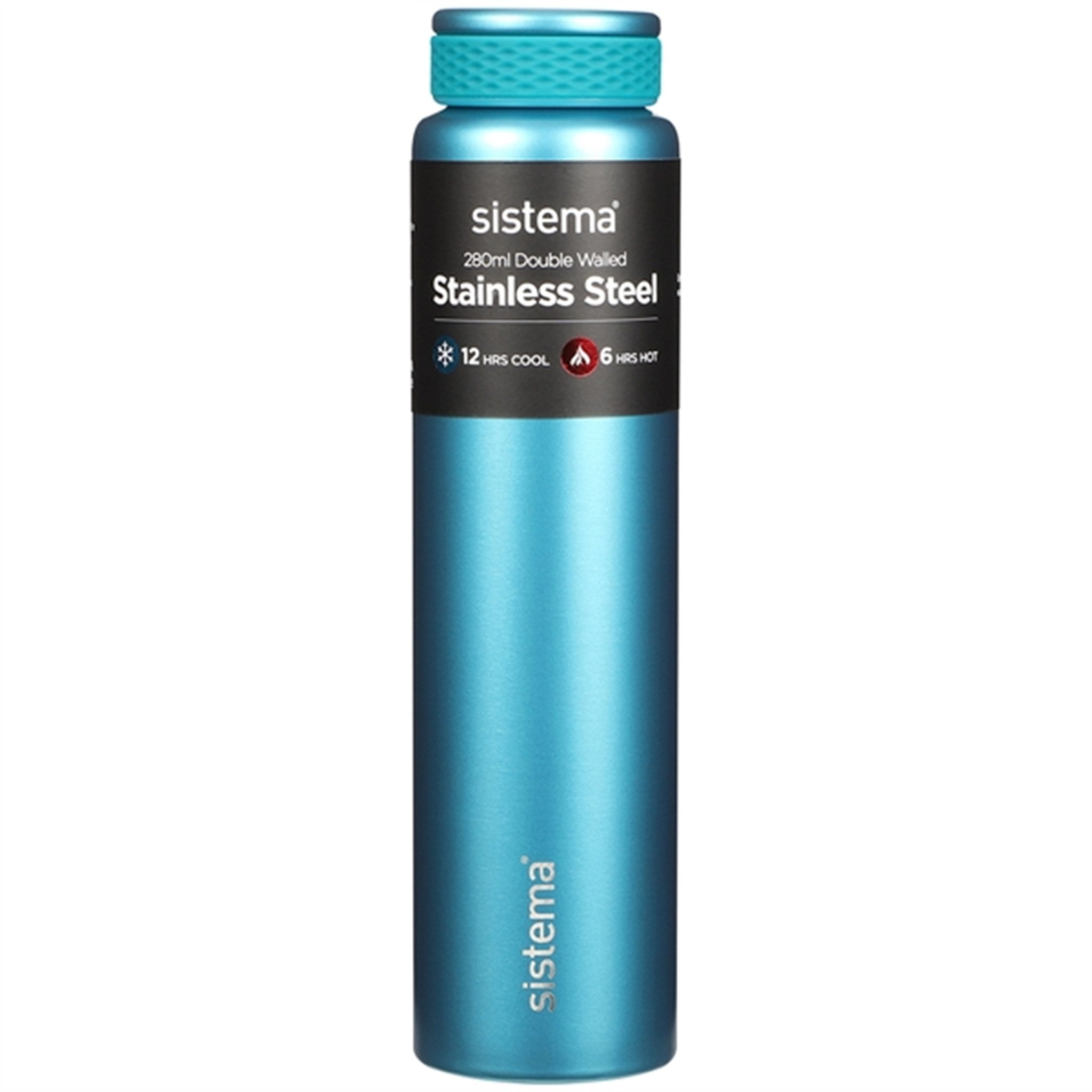 Sistema Stainless Steel Water Bottle 280 ml Teal