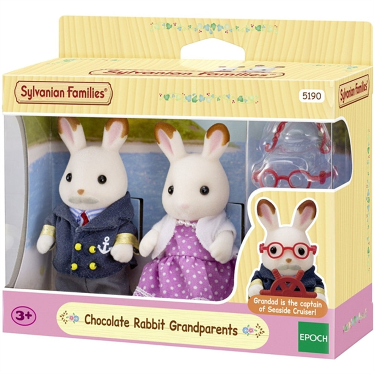 Chocolate Rabbit Grandparents - Sylvanian Families | Luksusbaby