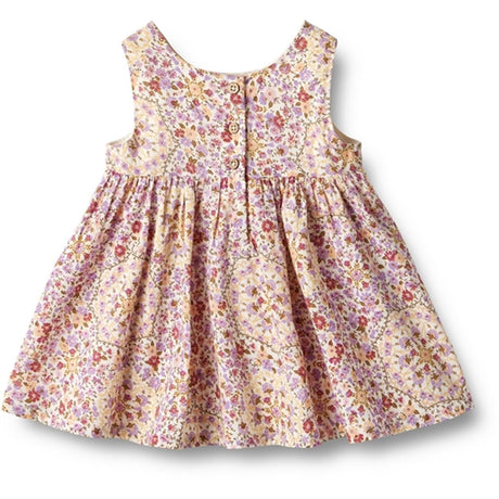 Wheat Carousels And Flowers Pinafore Wrinkles Dress Sienna 2