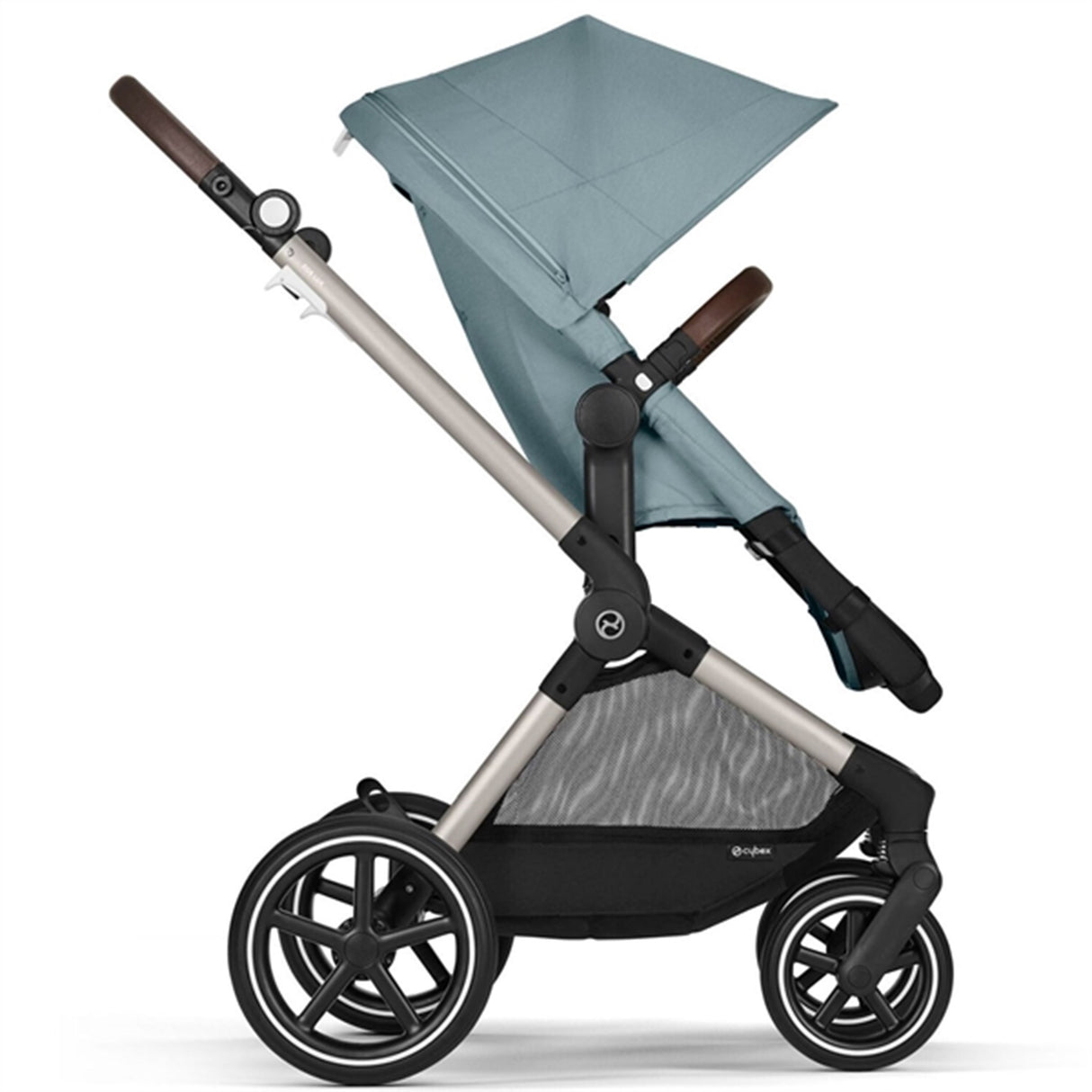 Cybex Eos Lux Sky Blue 2-in-1 Stroller 6