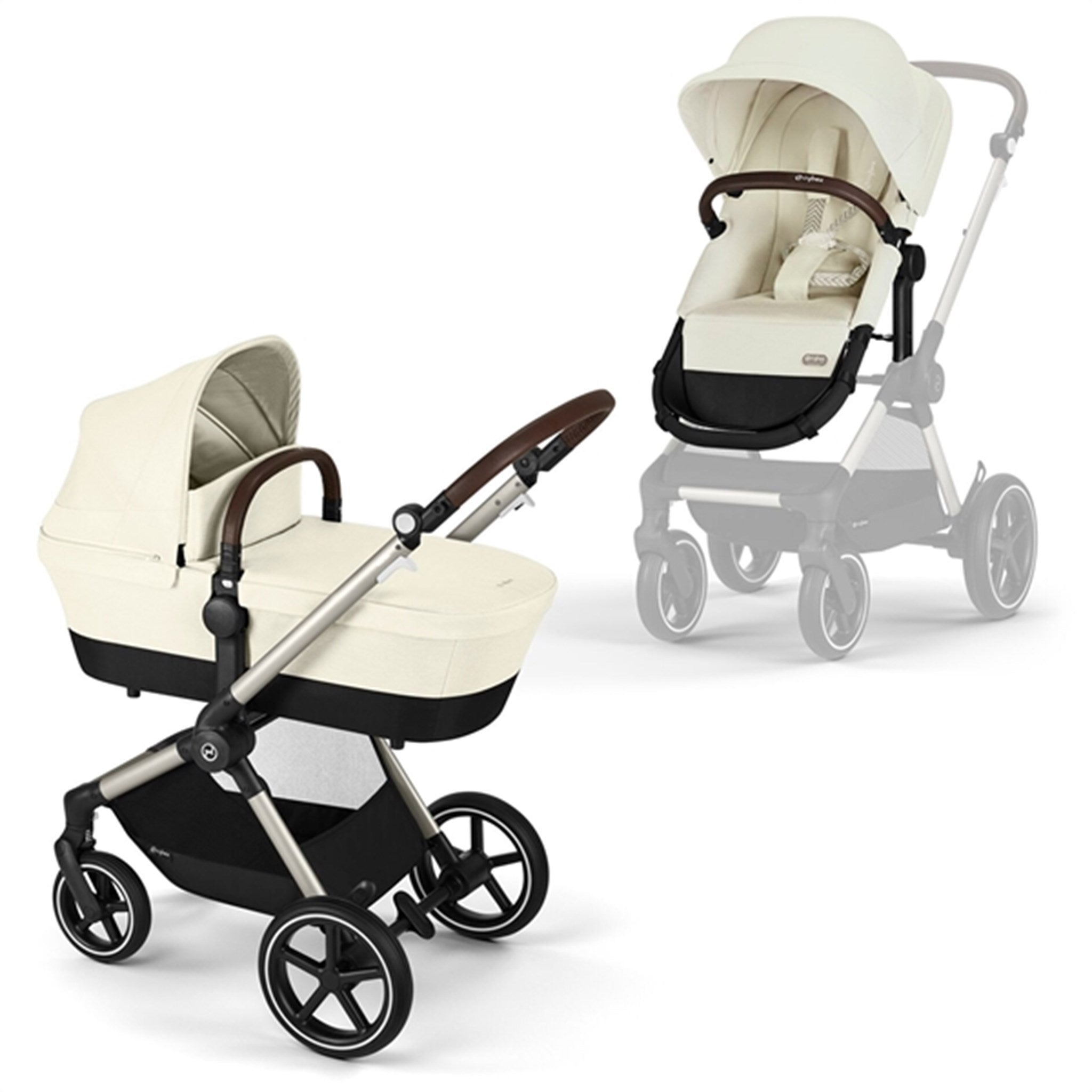 bugaboo fox 2 fresh white Cybex Eos Lux Stroller Beige